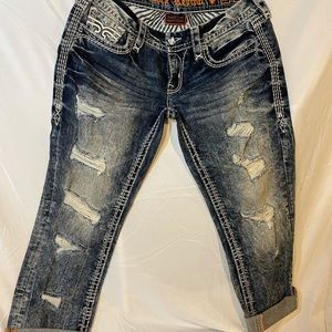 Women’s Rock Revival Jena Crop Jeans 29